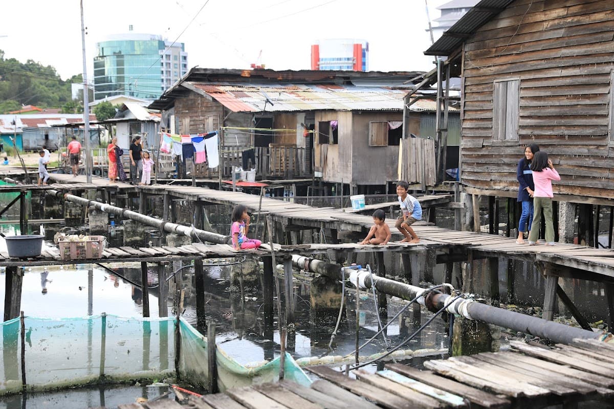 Kg Tg Aru Lama Fishermen Jetty Observatory Deck